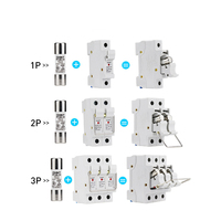 Nuevo Portafusibles Original CHINT RT28-63 1P 63A 500V de Material PVC 14x51mm para Montaje en Panel/Riel DIN
