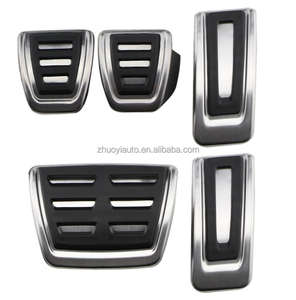 Cubierta de Pedal de Gasolina y Freno para Volkswagen Polo VW Tiguan L <span class=keywords><strong>Golf</strong></span> 6 <span class=keywords><strong>GTI</strong></span> 8R Mk7 2015-<span class=keywords><strong>2021</strong></span>, Accesorios de Tuning para Automóviles - Product Image 1