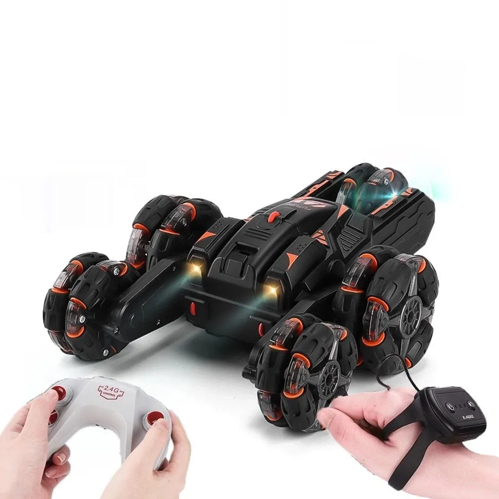 JJRC JC05 2.4G Gesture control Five Wheels Swing 360 Rotation Double Side Vehicle Remote Control Climbing Off-road RC Drift Car