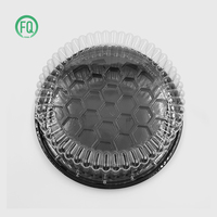 Boîte à gâteau dôme de qualité alimentaire recyclable 8 10 12 14 pouces Boîte à gâteau transparente
