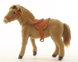 Juguete de peluche de <span class=keywords><strong>caballo</strong></span> de 10 pulgadas con manchas marrones de animales de <span class=keywords><strong>libro</strong></span> personalizado - Product Image 6
