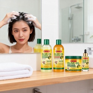 Set <span class=keywords><strong>de</strong></span> Cuidado Capilar con <span class=keywords><strong>Aceite</strong></span> <span class=keywords><strong>de</strong></span> <span class=keywords><strong>Oliva</strong></span>, Anti-Frizz, Nutritivo, con Fragancia Duradera, Champú <span class=keywords><strong>y</strong></span> Acondicionador Hidratante <span class=keywords><strong>y</strong></span> Refrescante - Product Image 1