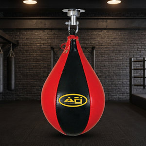 Ballon de vitesse AERO en cuir véritable pour entraînement de kickboxing, MMA, Muay Thai, exercices de frappe et de vitesse - Product Image 3