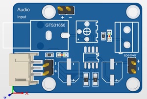 Module amplificateur audio 4V 12V LM386 avec capteur vocal MIC et carte pilote de haut-parleur pour applications d'interaction robotique compatibles Arduino - Product Image 5