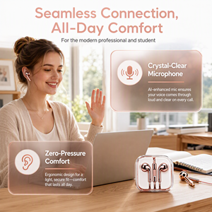 Chrome Headphones Type C <b>Wired</b> Earbuds <b>Silver</b> <b>Wired</b> Earbuds Chrome Earphones Metal Chrome <b>Silver</b> Earphones Earphone Headphones - Product Image 3