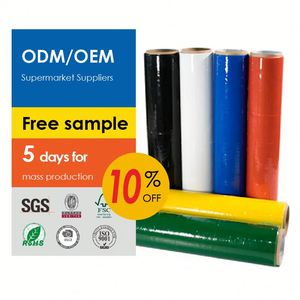 Emballage de film d'emballage Lldpe Emballage en plastique transparent souple Emballage en plastique personnalisé Film étirable de palette d'emballage pour l'emballage - Product Image 4