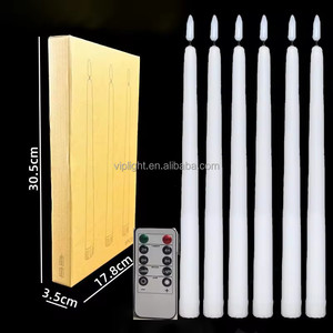เทียน <span class=keywords><strong>LED</strong></span> แบบยุโรปควบคุมด้วยรีโมท ไฟยาวสำหรับงานเลี้ยงอาหารค่ำ งานแต่งงานสุดโรแมนติก วันเกิด งานรับปริญญา - Product Image 5