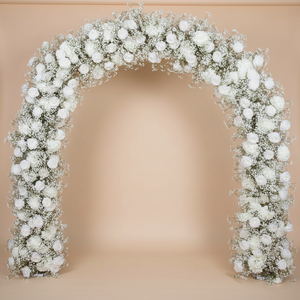 <span class=keywords><strong>Arreglo</strong></span> <span class=keywords><strong>de</strong></span> Flores Artificiales para Bodas y Eventos, Nuevo Estilo, Venta Directa <span class=keywords><strong>de</strong></span> Fábrica, Tela <span class=keywords><strong>de</strong></span> Fondo para Bodas, Arco <span class=keywords><strong>de</strong></span> Flores - Product Image 3