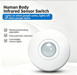 360 Degree Ceiling <strong>PIR</strong> Motion <strong>Sensor</strong> with 6m Detection Human Movement Detector for Automatic Lighting (110-240VAC) - Product Image 2