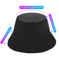 Cappello a Secchiello con Fibra Ottica LED Luminoso Cambia Colore Ricaricabile per Festival Rave Feste Passeggiate Notturne Unisex