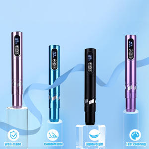 ชุดปากกาสักโรตารี่ไร้สาย พร้อมจอ LCD ดิจิตอล เครื่องใช้แบตเตอรี่ 4-12V สำหรับงานศิลปะบนร่างกาย - Product Image 5