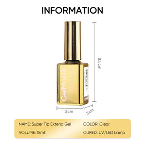 Hanyinails chuyên nghiệp nhãn hiệu riêng lời khuyên Keo đánh bóng 15ml thiết kế mới Nail Extension Gel - Product Image 4