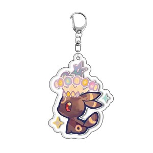 Lindo Llavero de Acrílico con Diseño de Animal de Dibujos Animados Impreso con UV, Colgante Personalizado Estilo Anime para Bolsos, Regalo para Niños y Fans - Product Image 5