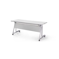 Table de conférence pliante en bois avec pieds en alliage d'aluminium HONGJI pour usage domestique, bureau et supermarché Guangdong HD13B