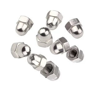 Chất lượng cao M4-24 thép không gỉ hình lục giác hat Nut acorn Nuts cap vòm cap Nuts Nickel mạ din1587 Hex Kích thước đầu M10 20 mét - Product Image 3