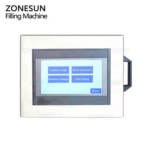 ZONESUN ZS-HG200 Semi-automatic Double Hoppers <b>Large</b> Volume Granule Seeds Soybeans Coffee Beans Grain Weighing Filling Machine - Product Image 2