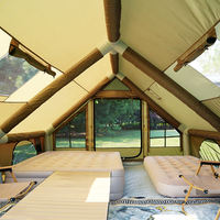 Tente Gonflable Automatique de Luxe Grande Taille 4 Saisons Portable de Haute Qualité, Imperméable et Épaisse pour Camping en Plein Air
