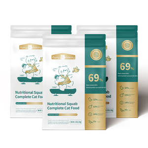 طعام قطط جاف عالي البروتين من السلمون معتمد وعضوي وخالٍ من الإضافات والكربوهيدرات ومناسب لجميع القطط لصحة الجلد والفراء وزيادة العضلات - Product Image 3