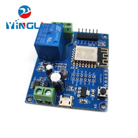 Desarrollo secundario de fuente de alimentación de DC5-80V, módulo de relé de un solo canal WIFI, PLACA DE DESARROLLO DE ESP-12F