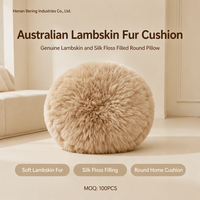 Coussin de chaise en fourrure d'agneau australien, véritable cuir d'agneau, tissu en daim, soie, peluche douce