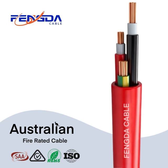 Fengda 2/3/4 Core & Earth Flame Retardant Low Smoke Cable 2.5mm 4mm 6mm 10mm 16mm 25mm35mm50mm 2Hour Fire Rated Electrical Cable
