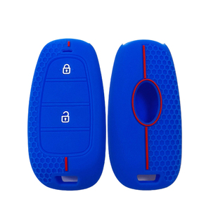 2019 chống xước mềm bền tổ ong phím từ xa 7-nút <span class=keywords><strong>Silicone</strong></span> <span class=keywords><strong>Key</strong></span> Fob bìa cho loniq palisade cho HYUNDAI - Product Image 4