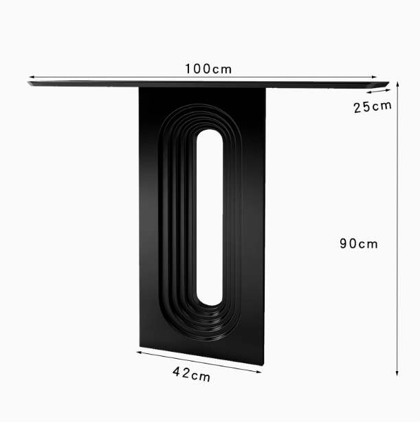Lunghezza media nera 100cm * 90 altezza