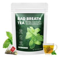 Thé aux herbes aromatisé NutriCha pour éliminer les toxines et la mauvaise haleine, avec des ingrédients naturels, sachets de thé, durée de conservation de 2 ans