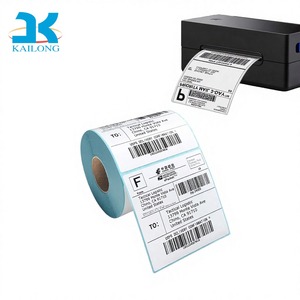 <span class=keywords><strong>Etiquetas</strong></span> de Envío Térmicas Directas 4x6, Logotipo Personalizado, Duraderas para Empaquetado Minorista con Código de Barras, Adhesivo de Fusión en Caliente, Venta al Por Mayor - Product Image 1