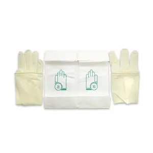 Lateks steril tozsuz veya toz tıbbi tek kullanımlık cerrahi Glovees