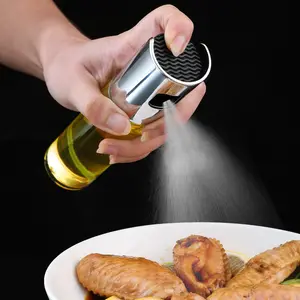 Garrafa spray de óleo para cozinha, utensílio de cozinha em casa, garrafa de óleo, salada, churrasco, cozinha, assar, pulverizador de azeite, imperdível