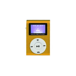 Pemutar MP3 Portabel Tahan Air Logam dengan Slot Kartu TF