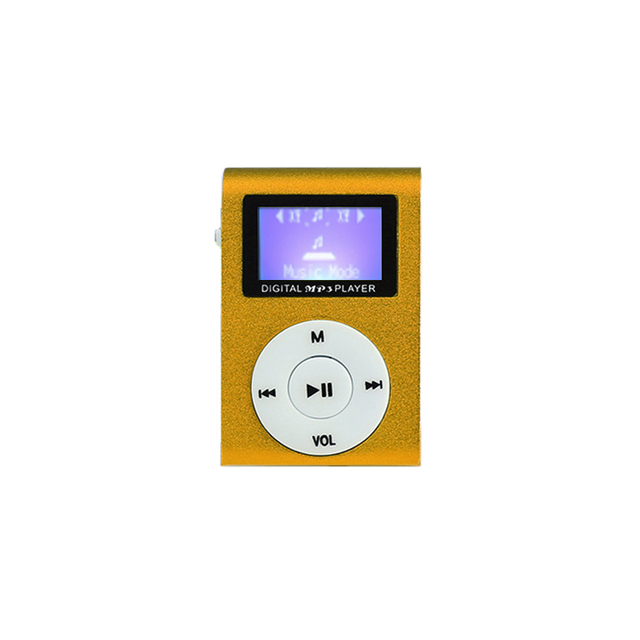 Noblefly Metal Waterproof Portable MP3 Player with TF Card Slot LED Screen 10-15 Hours Battery Life