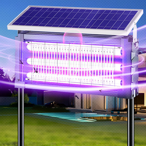 Lampe anti-moustiques solaire à haute efficacité pour l'extérieur, lumière UV pour la ferme, la cour, le patio, lampe LED anti-moustiques pour le <span class=keywords><strong>jardin</strong></span>, la cour - Product Image 1
