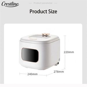 Olla Arrocera Digital de Nuevo Estilo, Olla Arrocera Mágica de Cerámica, Olla Arrocera Automática Multifuncional con Pantalla Táctil Grande para Uso Doméstico, Electrodoméstico Inteligente - Product Image 5