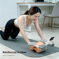 Rouleau abdominal à rebond automatique pour hommes et femmes adultes, idéal pour l'entraînement de base à domicile, équipement de sport pour les abdominaux