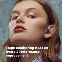 Écouteurs Intra-Auriculaires QKZ AK6 Pro avec Unité à Bobine Mobile Magnétique Puissante de 11 mm, Son HD et Moniteur de Scène, Modèle Populaire à Crochet d'Oreille