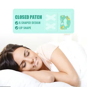 Autocollant de bande de bouche de logo privé d'OEM pour des bandes de sommeil de sommeil