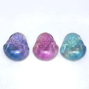 Venta al por mayor global <span class=keywords><strong>de</strong></span> coloridos adornos <span class=keywords><strong>de</strong></span> <span class=keywords><strong>cristal</strong></span> natural <span class=keywords><strong>de</strong></span> fluorita <span class=keywords><strong>de</strong></span> Buda Maitreya - Product Image 4