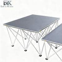 Escenario Móvil Plegable de Aluminio Ligero para DJ, Bodas, Eventos, Conciertos, Plataforma Portátil OEM