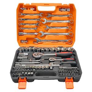 Jeu de clés à douilles à cliquet, ensemble d'outils pour mécaniciens, poignée à cliquet, petites douilles, clé à douilles, ensemble d'outils de réparation automobile, 82 pièces - Product Image 2