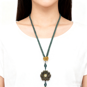 치솟는 독수리 청록색 볼로 타이 크로스 보더 패션 체인 목걸이 - Product Image 5