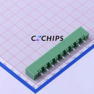KF2EDGVM-7.62-9P Plug-in Terminal Block Through hole,P=7.62mm Connector Board-to-Board / Socket Closed Screw Fixing 1x9P 7.62mm - Product Image 2