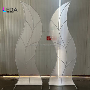 Fondo de Escenario para Bodas, Fiestas y Eventos al Aire Libre, con Forma de Algas Acuáticas, Arco de Hierro Forjado para Decoración de Bodas - Product Image 4