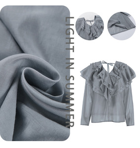 เสื้อคอวีแขนยาวโชว์หลังแต่งระบายสำหรับผู้หญิงเสื้อยืดลำลองเสื้อแฟชั่นเสื้อเบลาส์ - Product Image 6