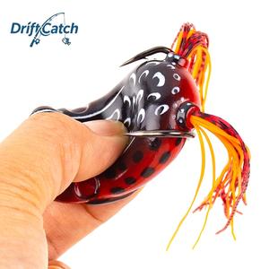 Мягкая приманка DriftCatch 6.5см 15.6г из ПВХ, имитация лягушки, 6 цветов, в индивидуальной упаковке, плавающая, для поверхностной ловли, для пресноводной рыбалки на басса и щуку - Product Image 6