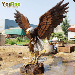 Lebensgroße Garten guss skulptur im Freien Bronzeadler statue - Product Image 4