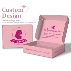 Custom Paper Carton <b>Wig</b> Boxes Bundle Hair Extension Packaging Box <b>Wig</b> Box - Product Image 5