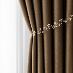 Parasole in rilievo oscurante tende tende Ready-Made con rivestimento per finestre - Product Image 1