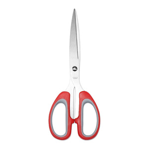 Office Scissors Stainless Steel 8 In Straight Head Red Handle Home Kitchen Use - Product Image 4